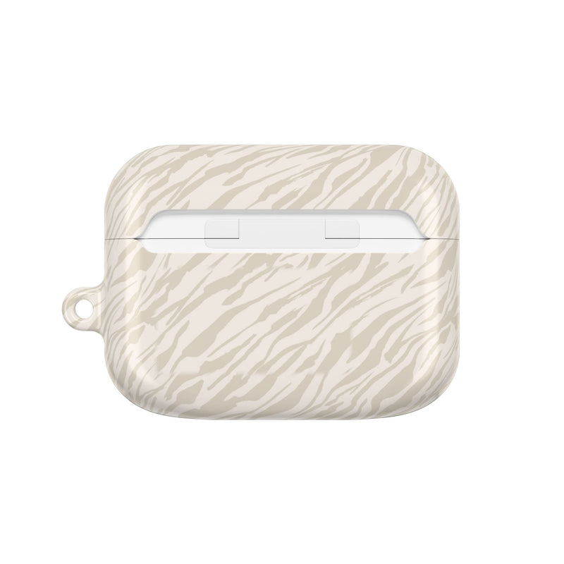Beige Zebra AirPod Case by etchd, view 7