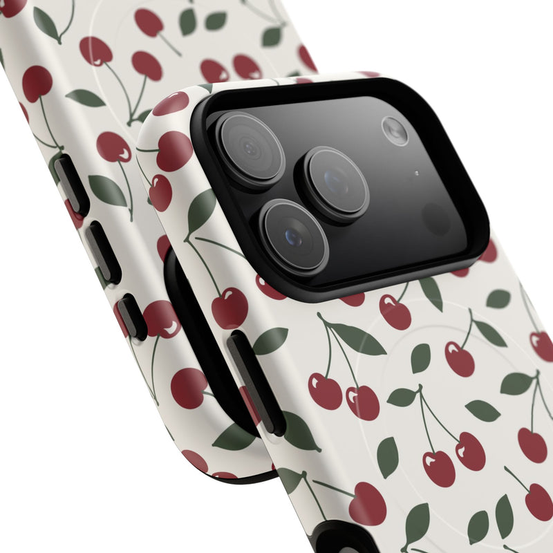 Cherry Magnetic Phone Case by etchd, view 100