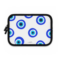 Abstract Evil Eye Laptop Sleeve by etchd, view 2