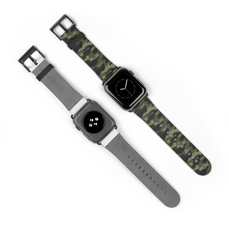 Green Camo Smartwatch Strap by etchd, view 10