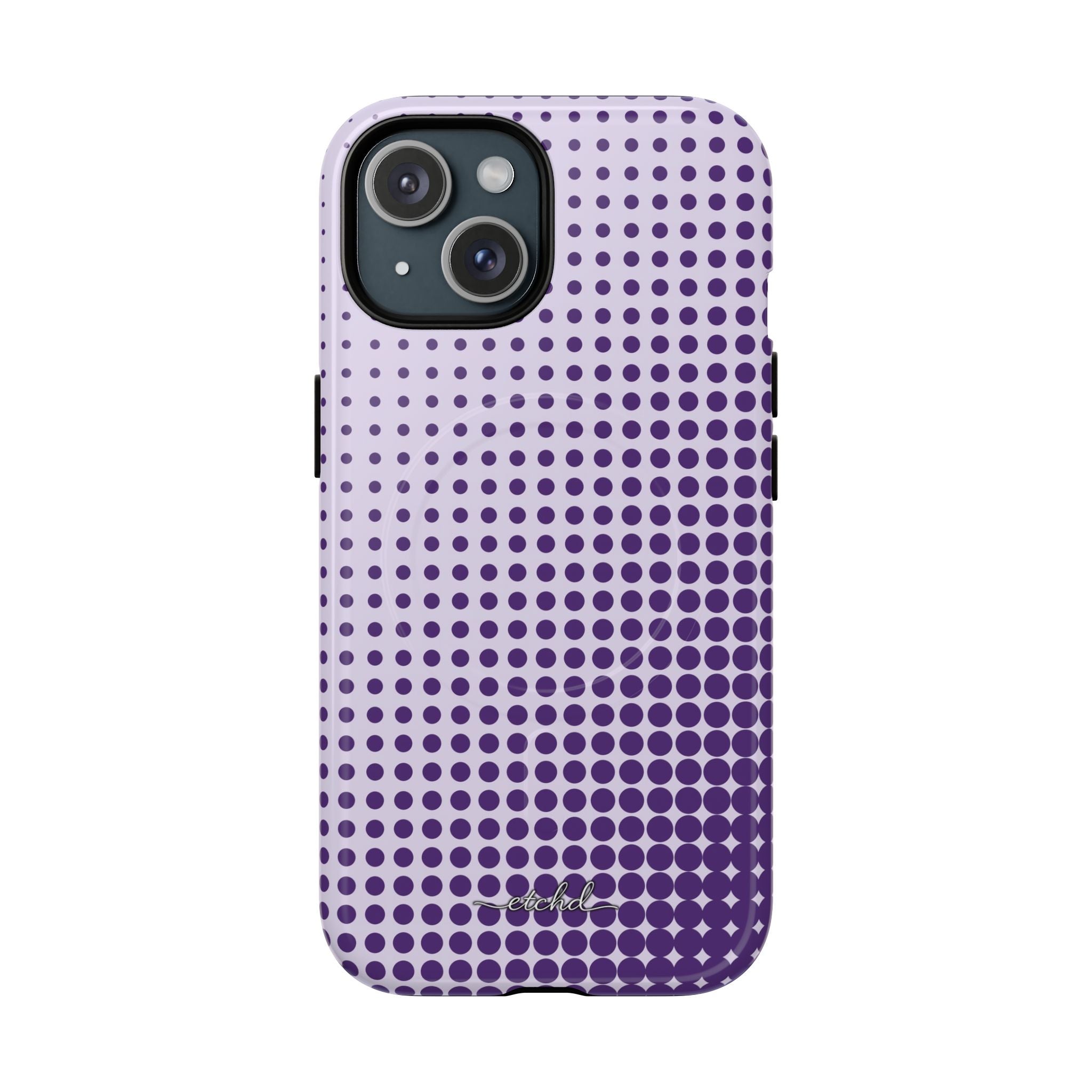Grape Halftone Coque Téléphone Magnétique