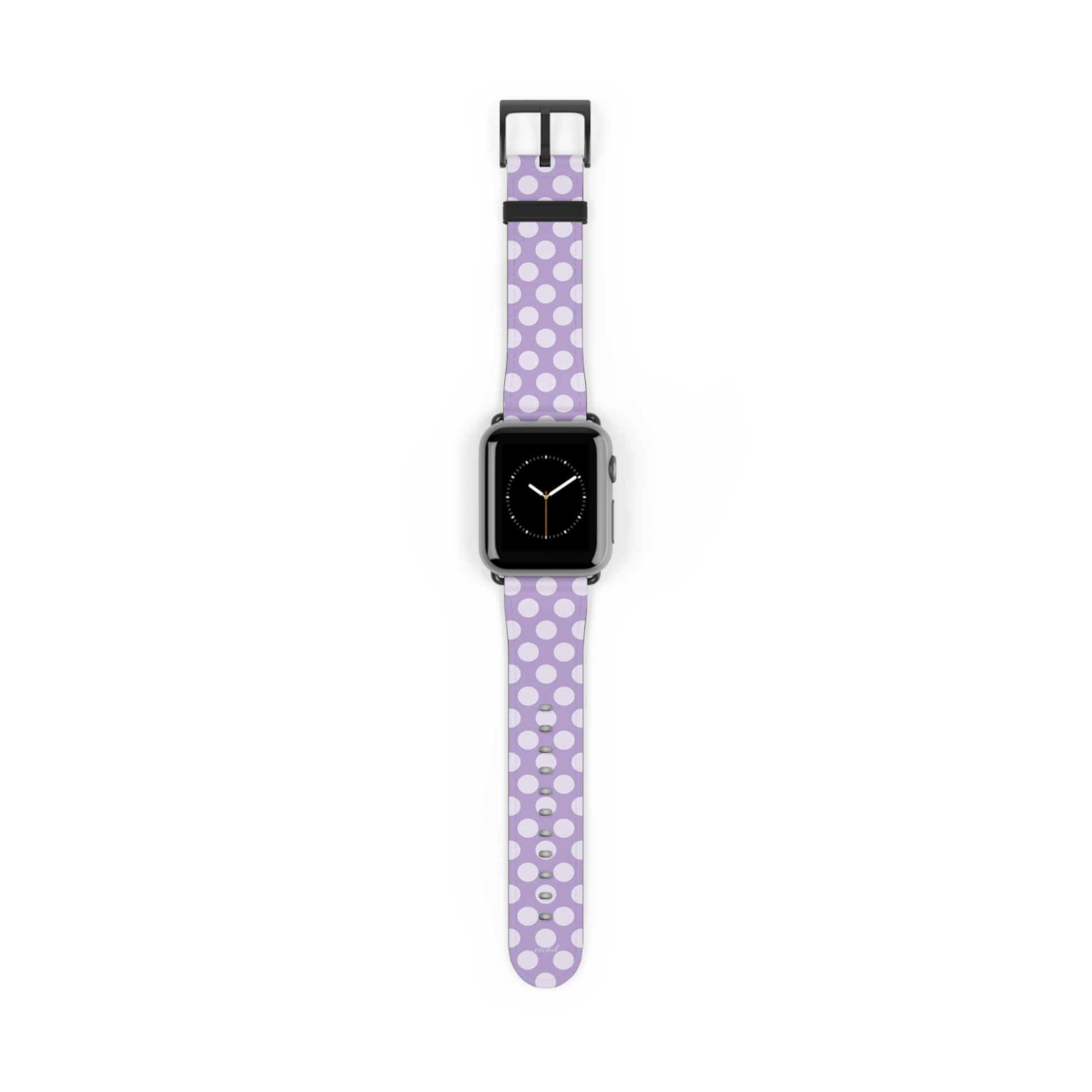 Cream & Lilac Polka Dot Smartwatch Strap by etchd