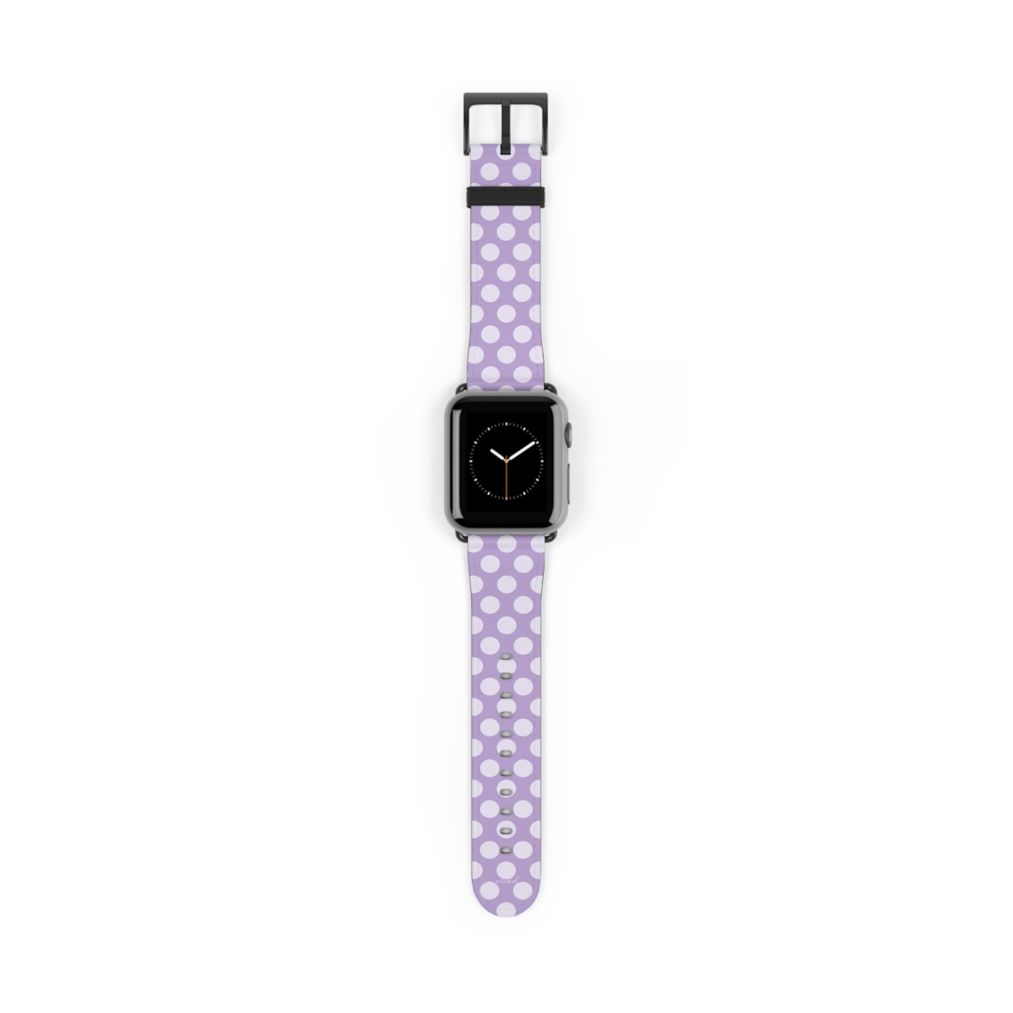 Cream & Lilac Polka Dot Smartwatch Strap by etchd