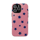 Red Stripes & Blue Stars Phone Case