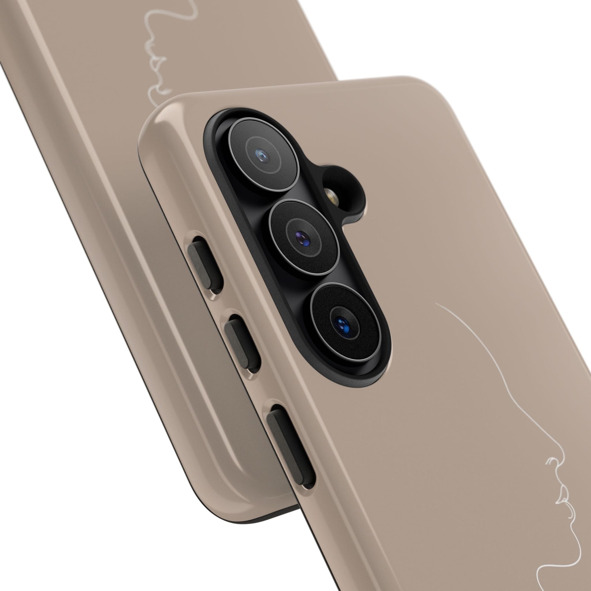 Line Profile Phone Case by etchd, view 143