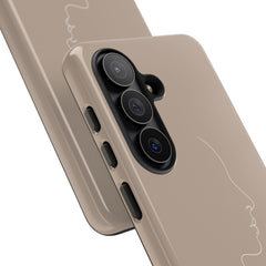 Line Profile Phone Case by etchd, view 143