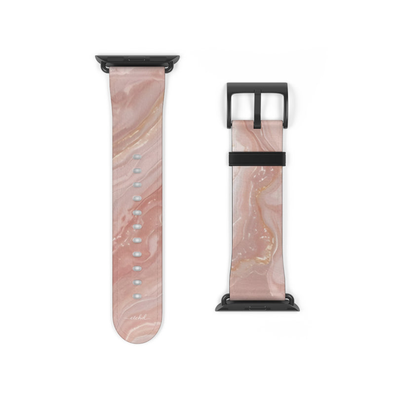 Rose Quartz Smartwatch Strap by etchd, view 9