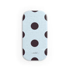 Plum & Blue Polka Dot Click-On Phone Grip