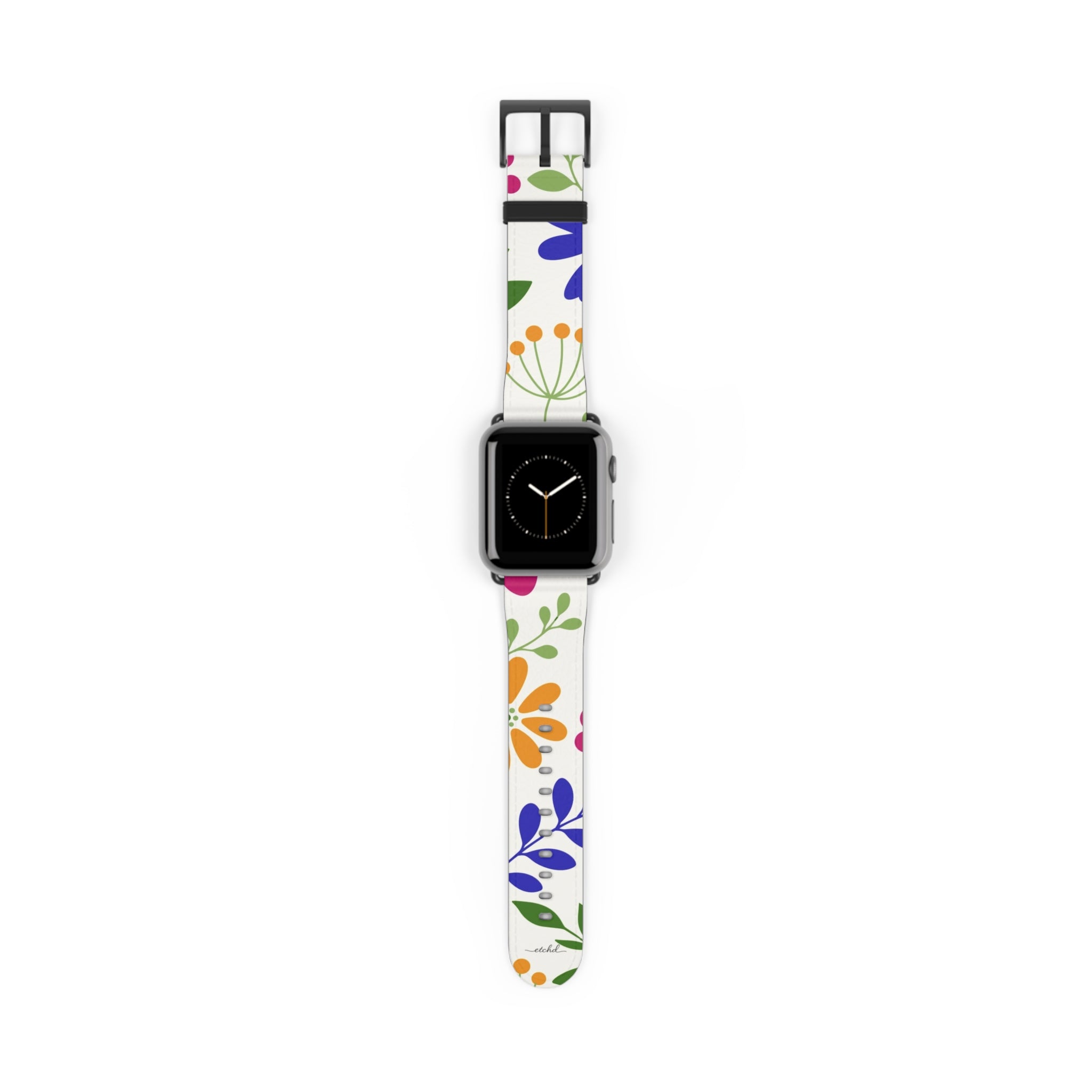 Funky Floral Smartwatch Strap by etchd