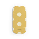 Cream & Butter Polka Dot Click-On Phone Grip