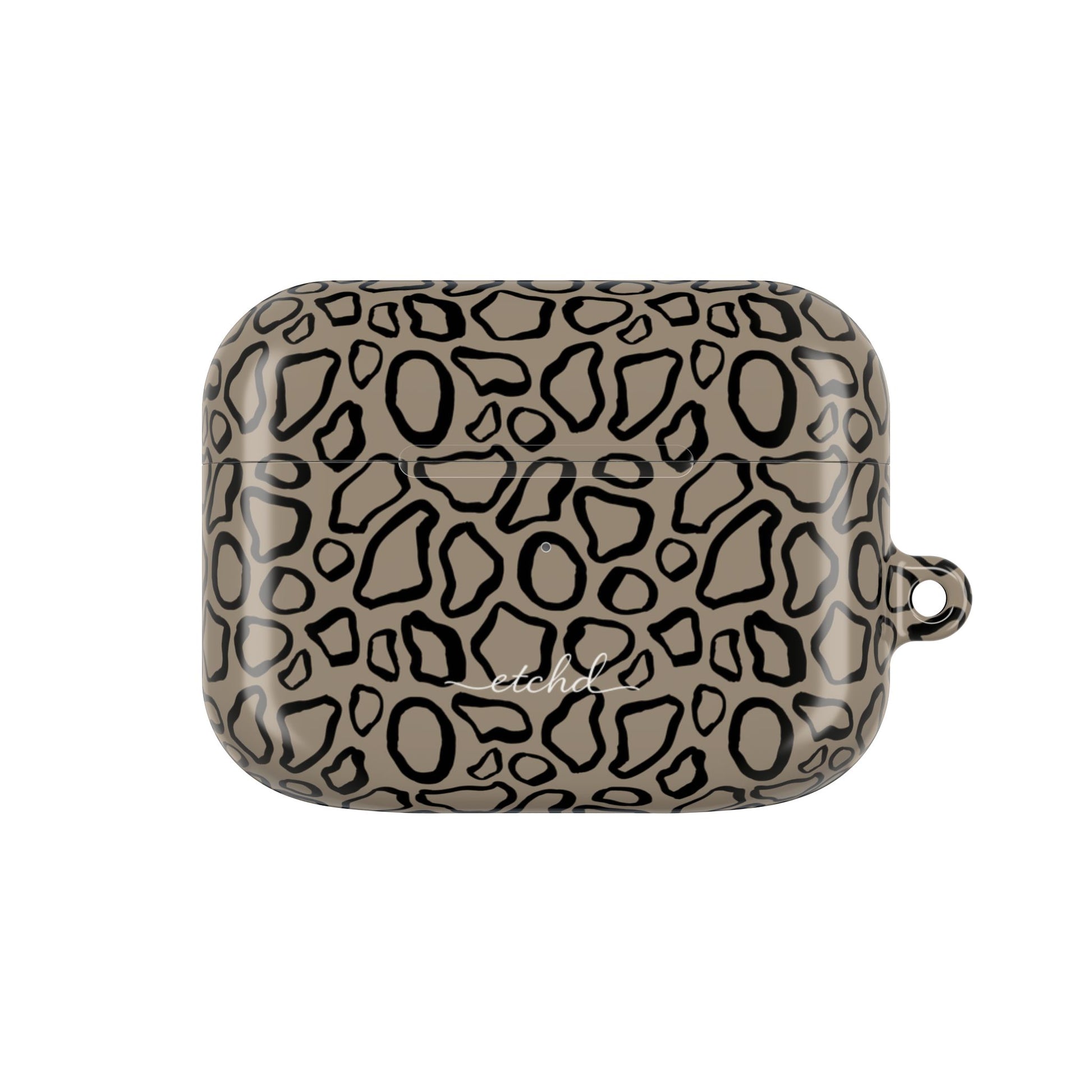 Abstract Print Taupe AirPod Case by etchd