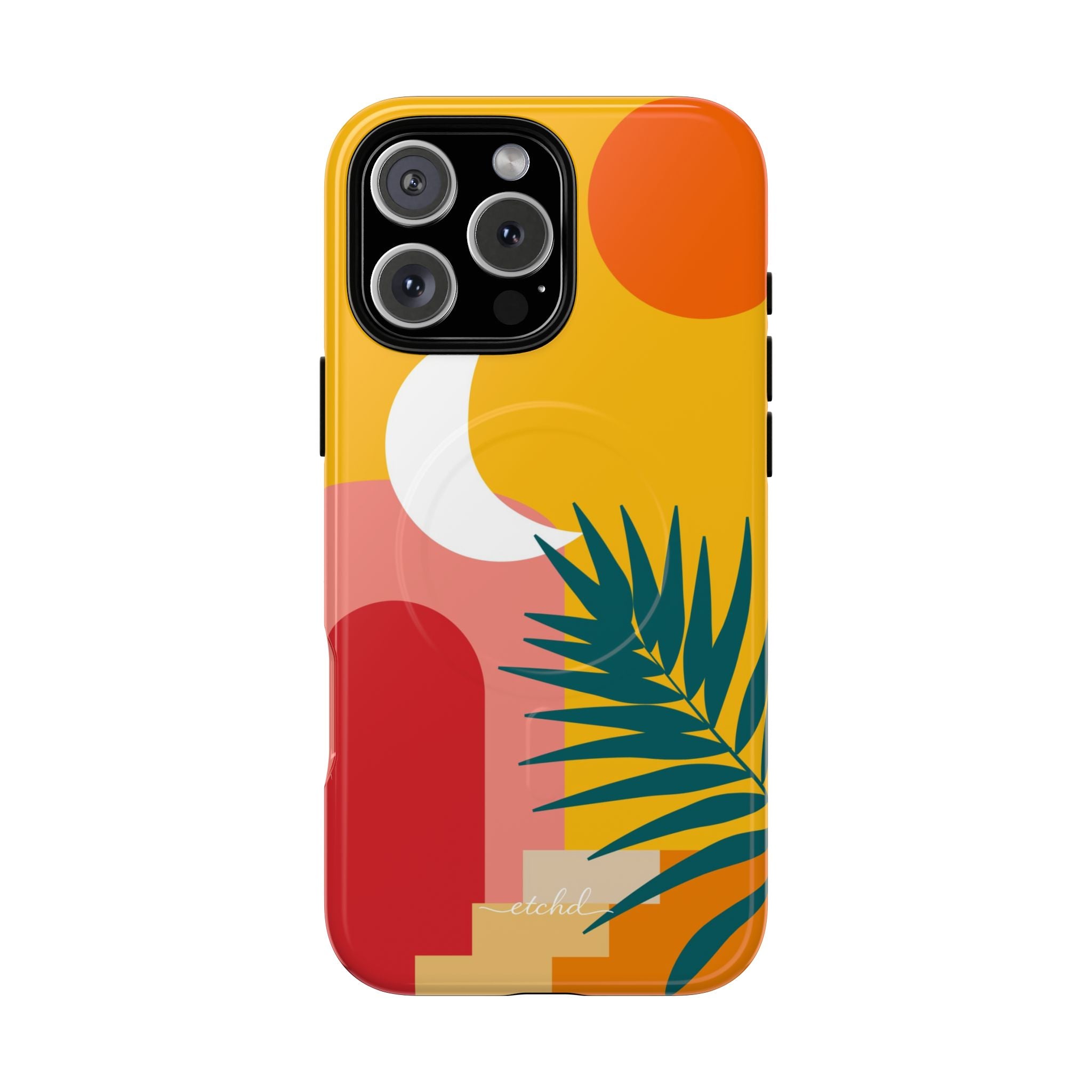 Tropical Sunset Magnetic Phone Case – designer phone case by etchd
