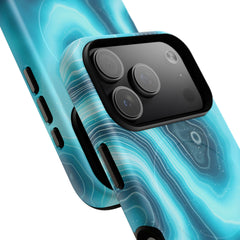 Aquamarine Magnetic Phone Case by etchd, view 100