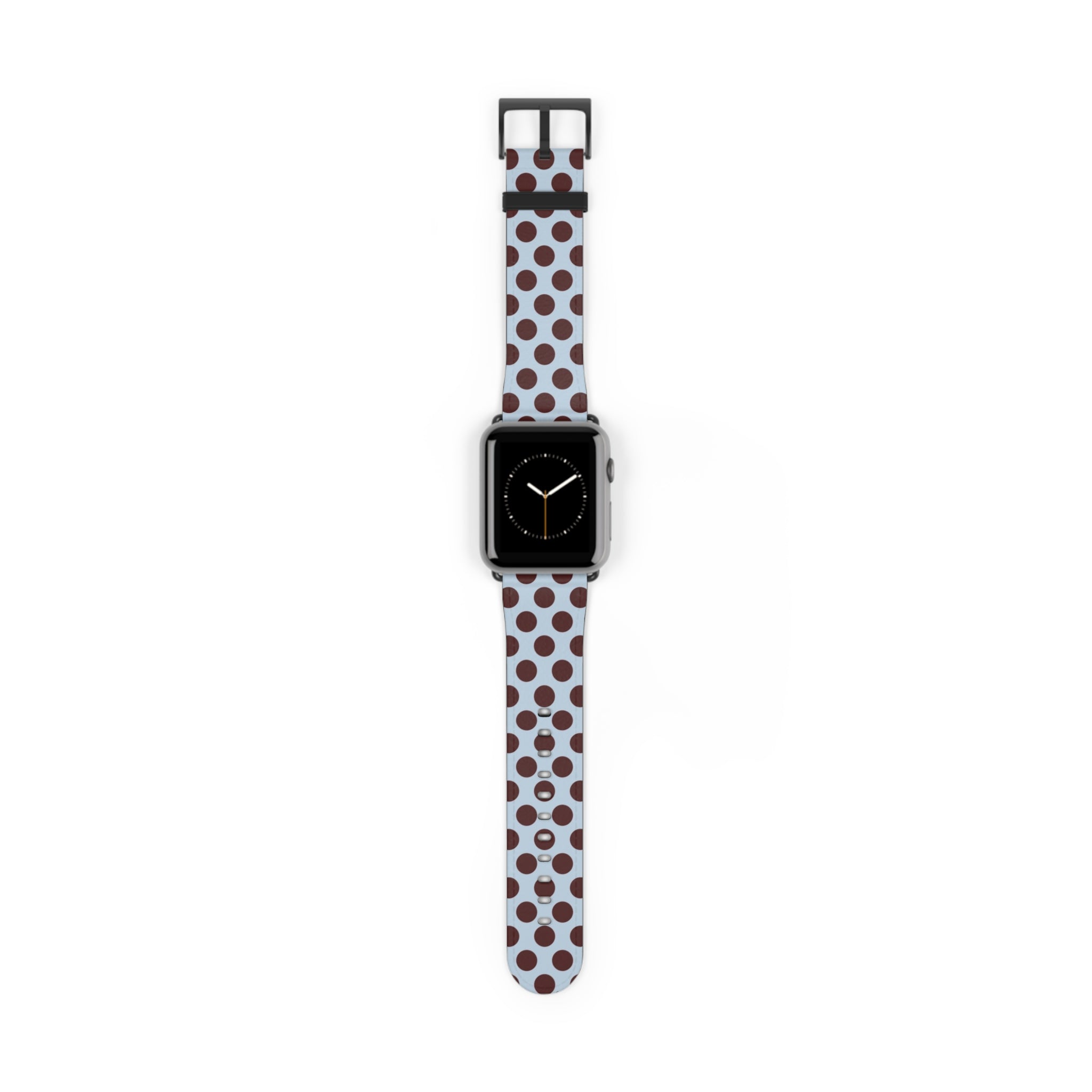 Blue & Cherry Polka Dot Smartwatch Strap by etchd, view 2