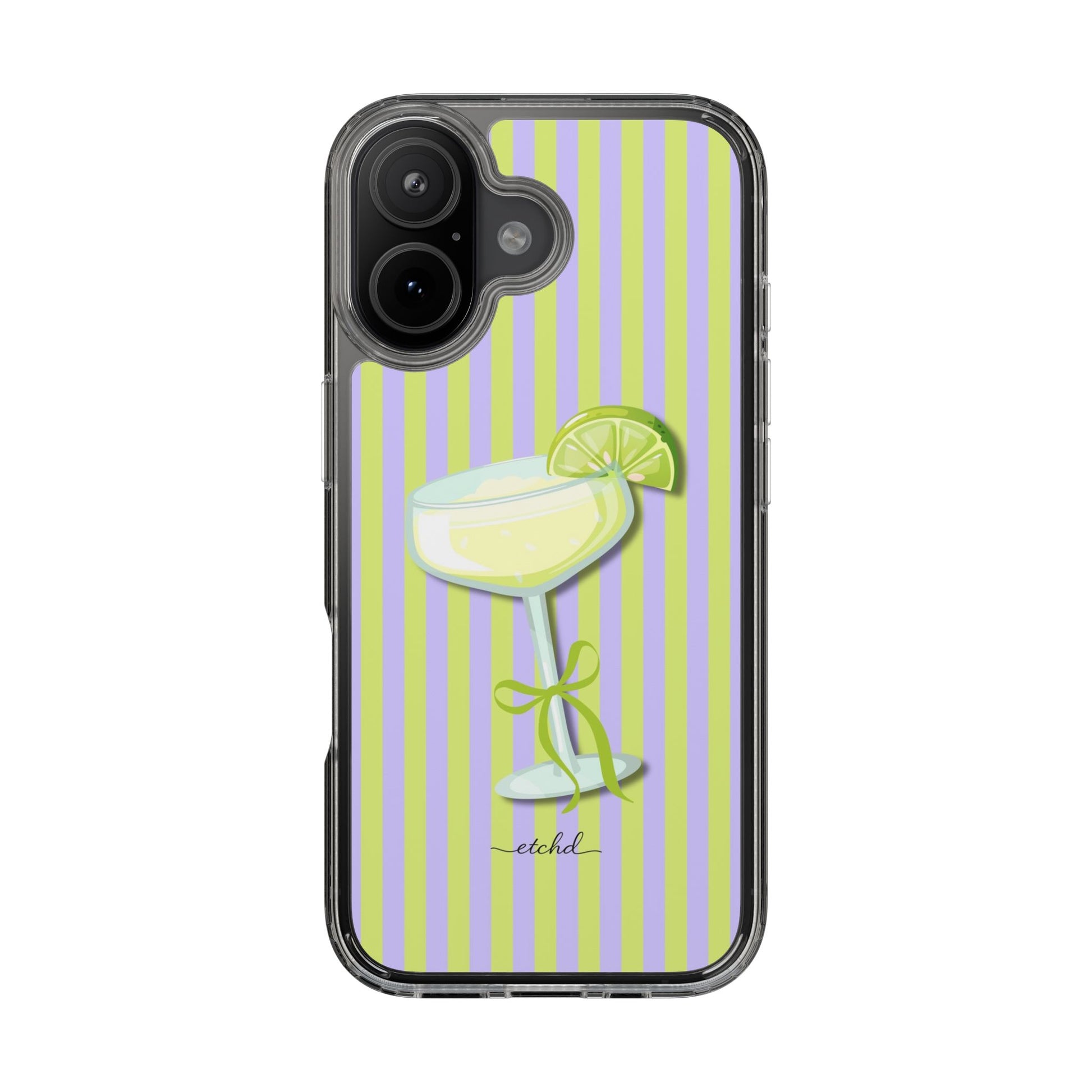 Margarita Clear Phone Case by etchd, view 24