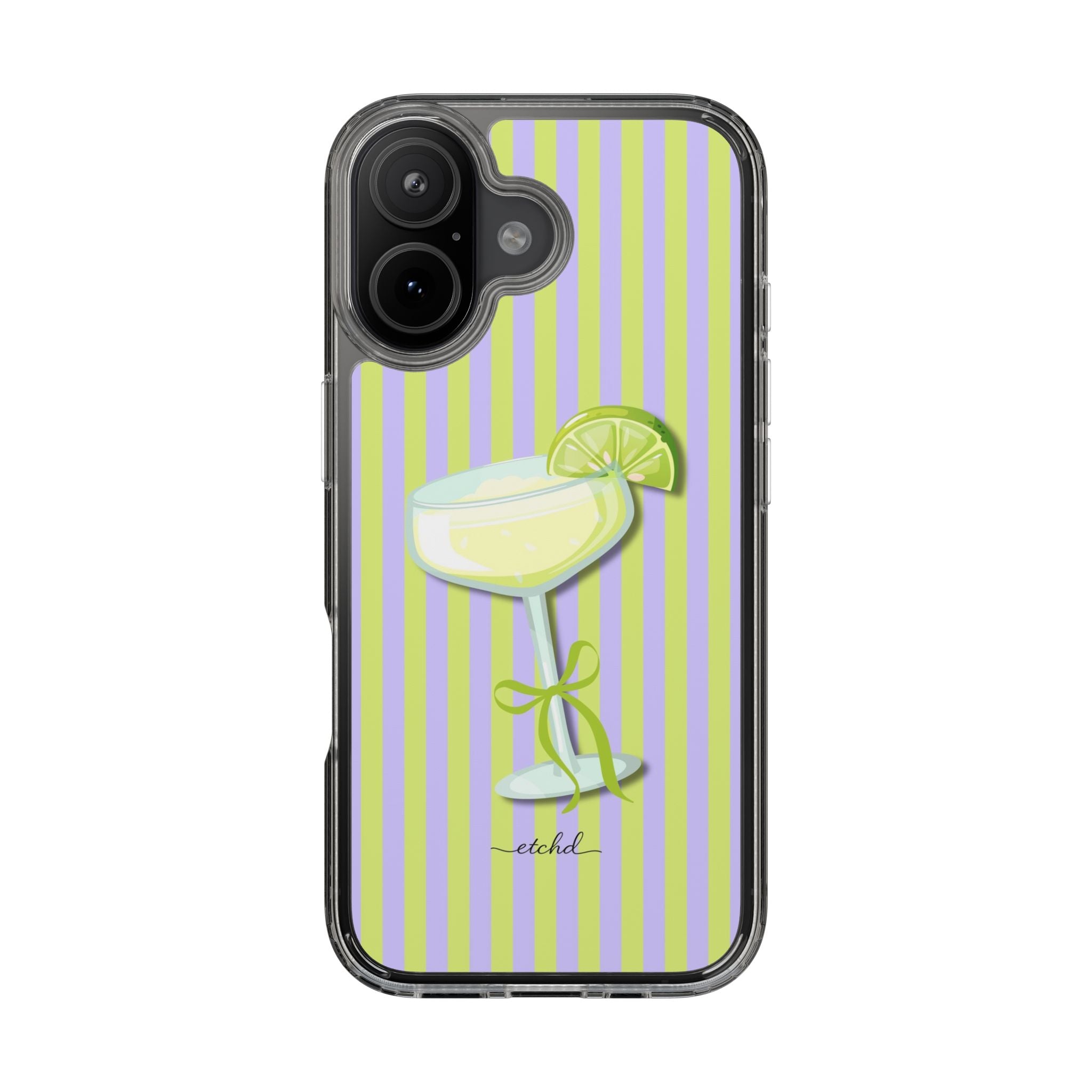 Margarita Clear Phone Case by etchd, view 24