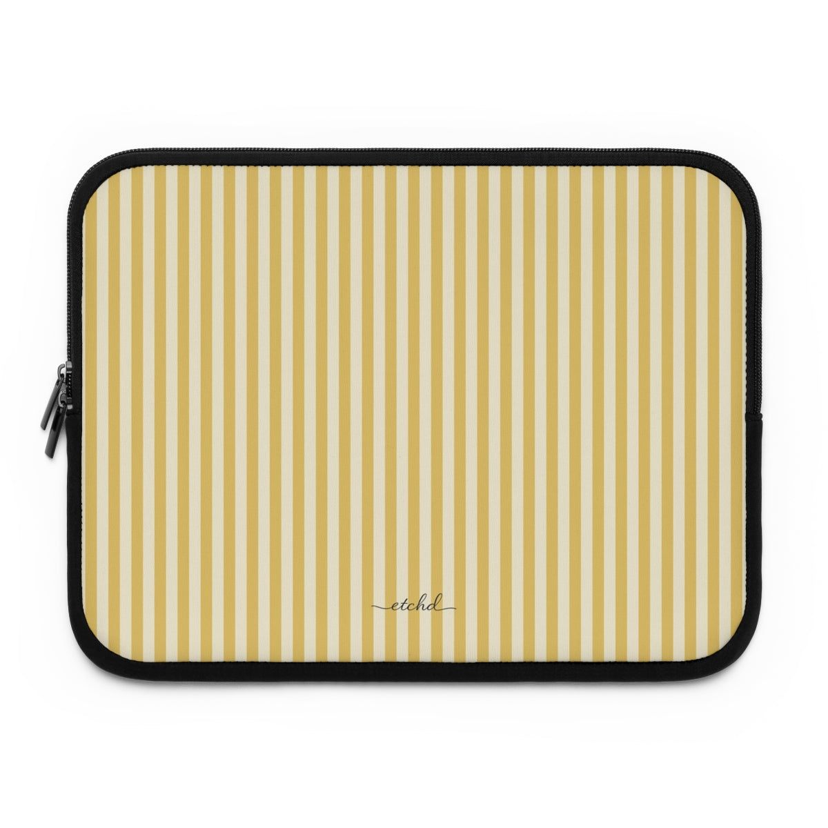 Butter & Cream Striped Custodia per laptop di etchd