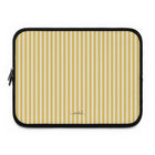 Butter & Cream Striped Custodia per laptop
