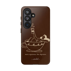 Ladies Espresso Phone Case by etchd, view 31