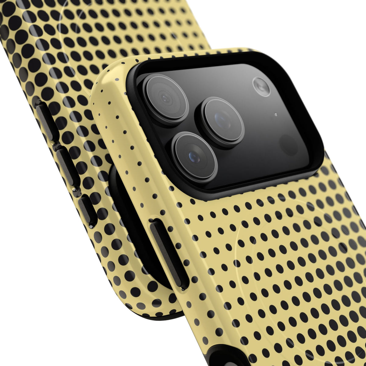 Butter Halftone Magnetic Phone Case by etchd, view 99