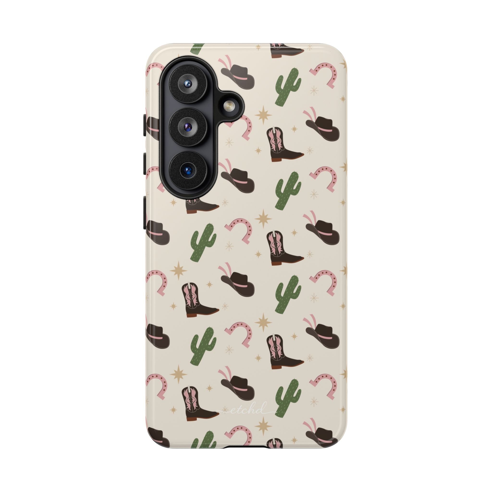 Pink Western Phone Case by etchd, view 61