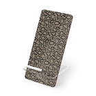 Abstract Print Taupe Phone Stand
