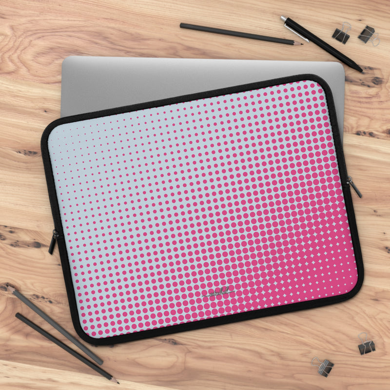 Bubblegum Halftone Laptophülle-zoom-