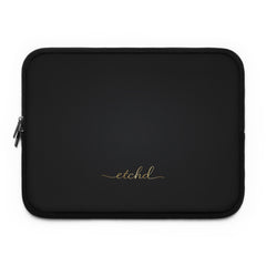 Etchd Signature Black Laptop Sleeve by etchd
