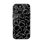 Black & White Floral Phone Case