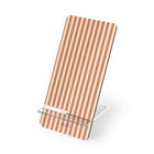 Terracotta & Cream Striped Phone Stand