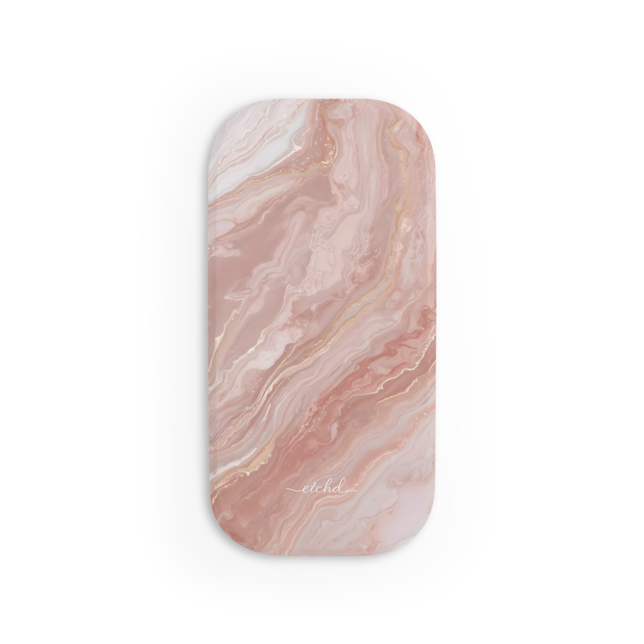 Rose Quartz Anneau de maintien clipsable