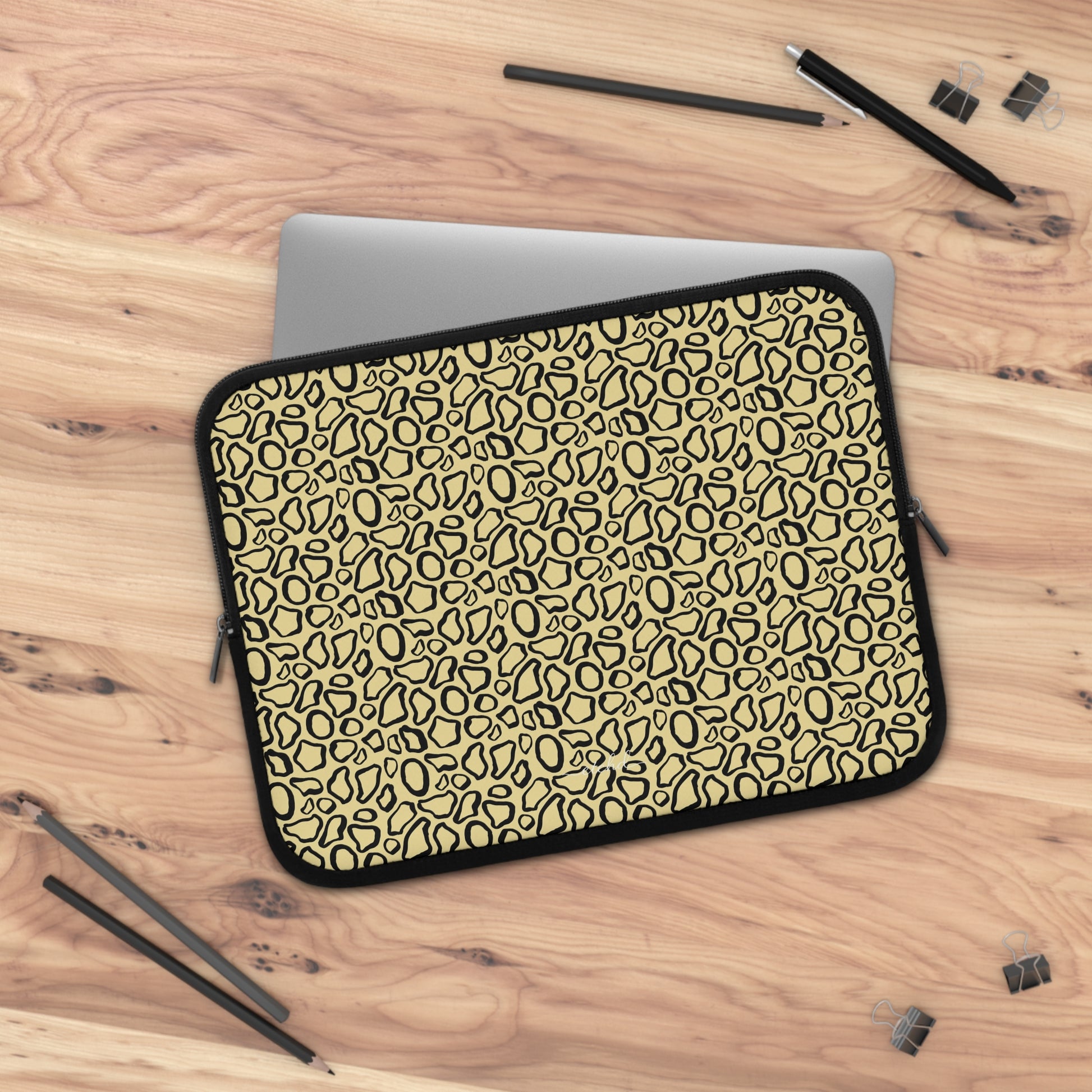 Abstract Print Butter Laptop Sleeve by etchd, view 5