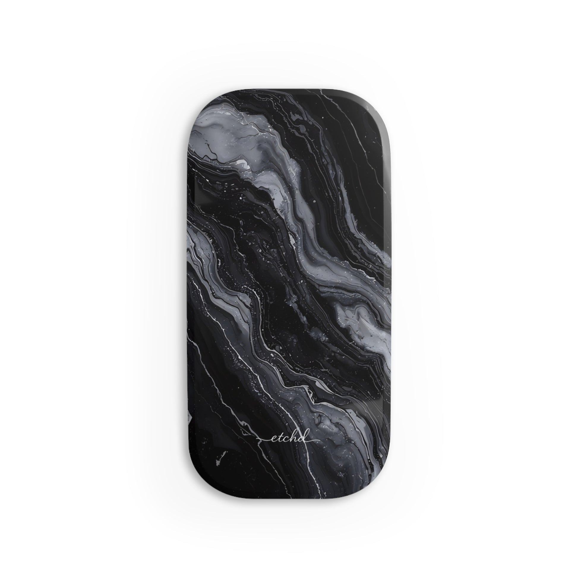 Onyx Pearl Click-On Phone Grip by etchd