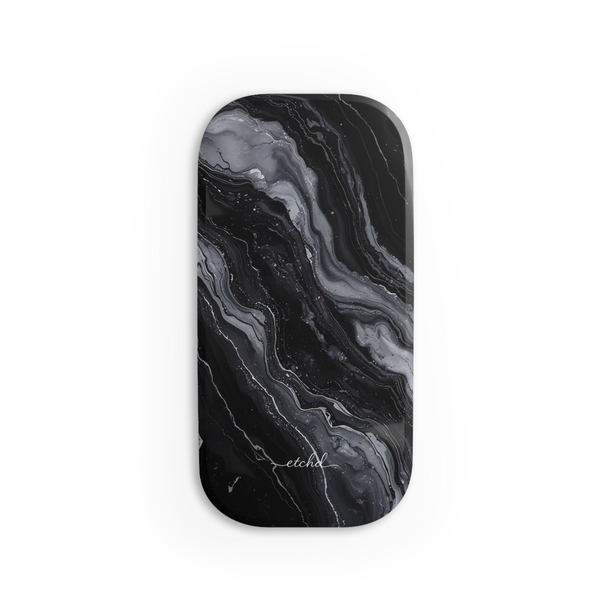 Onyx Pearl Click-On Phone Grip by etchd