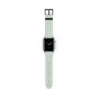 Sage & White Gingham Correa para smartwatch