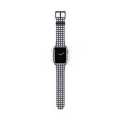 Blue & Plum Gingham Cinturino per smartwatch di etchd