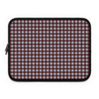 Blue & Cherry Gingham Custodia per laptop