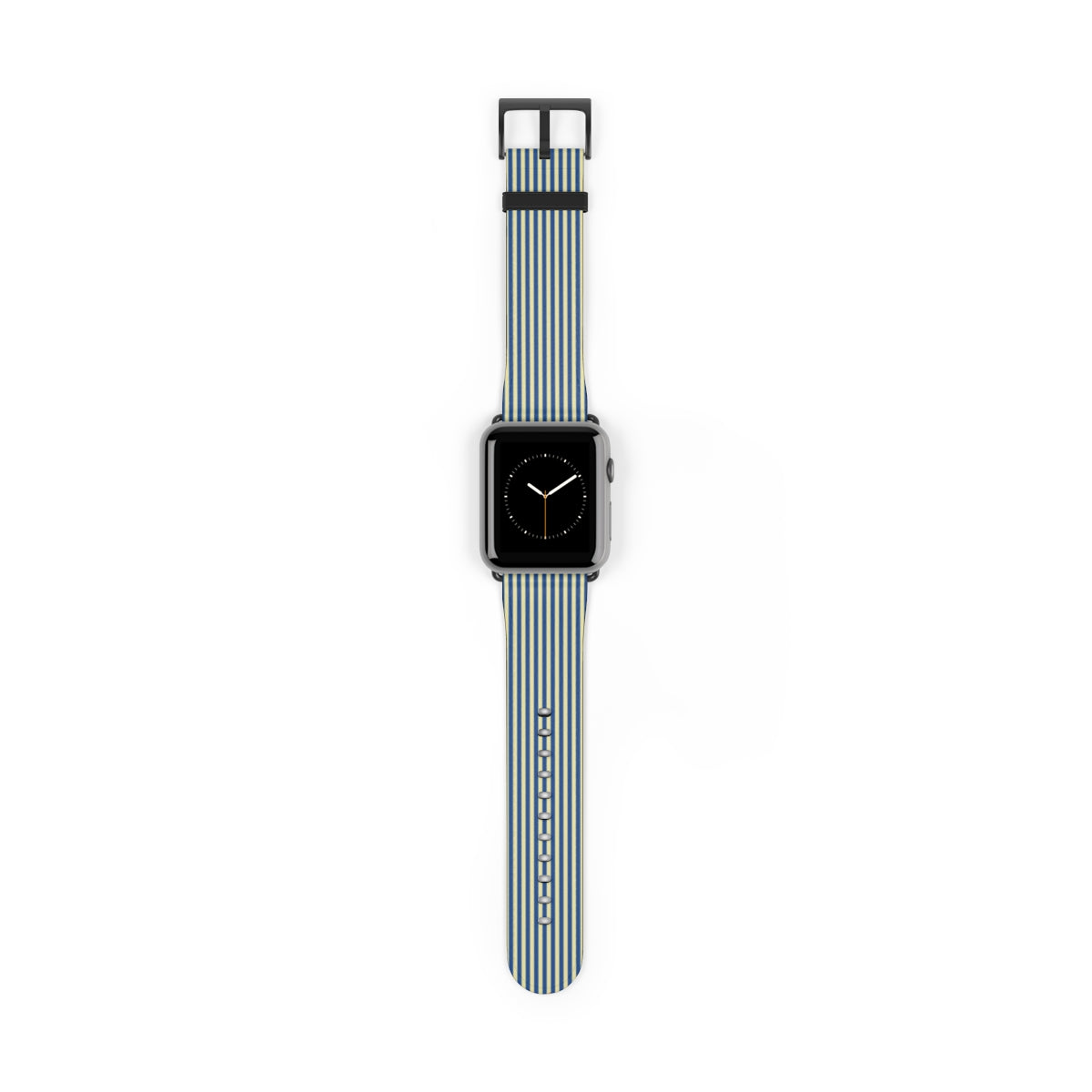 Cobalt & Butter Striped Correa para smartwatch de etchd, vista 2