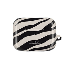 Zebra Print AirPod Case by etchd