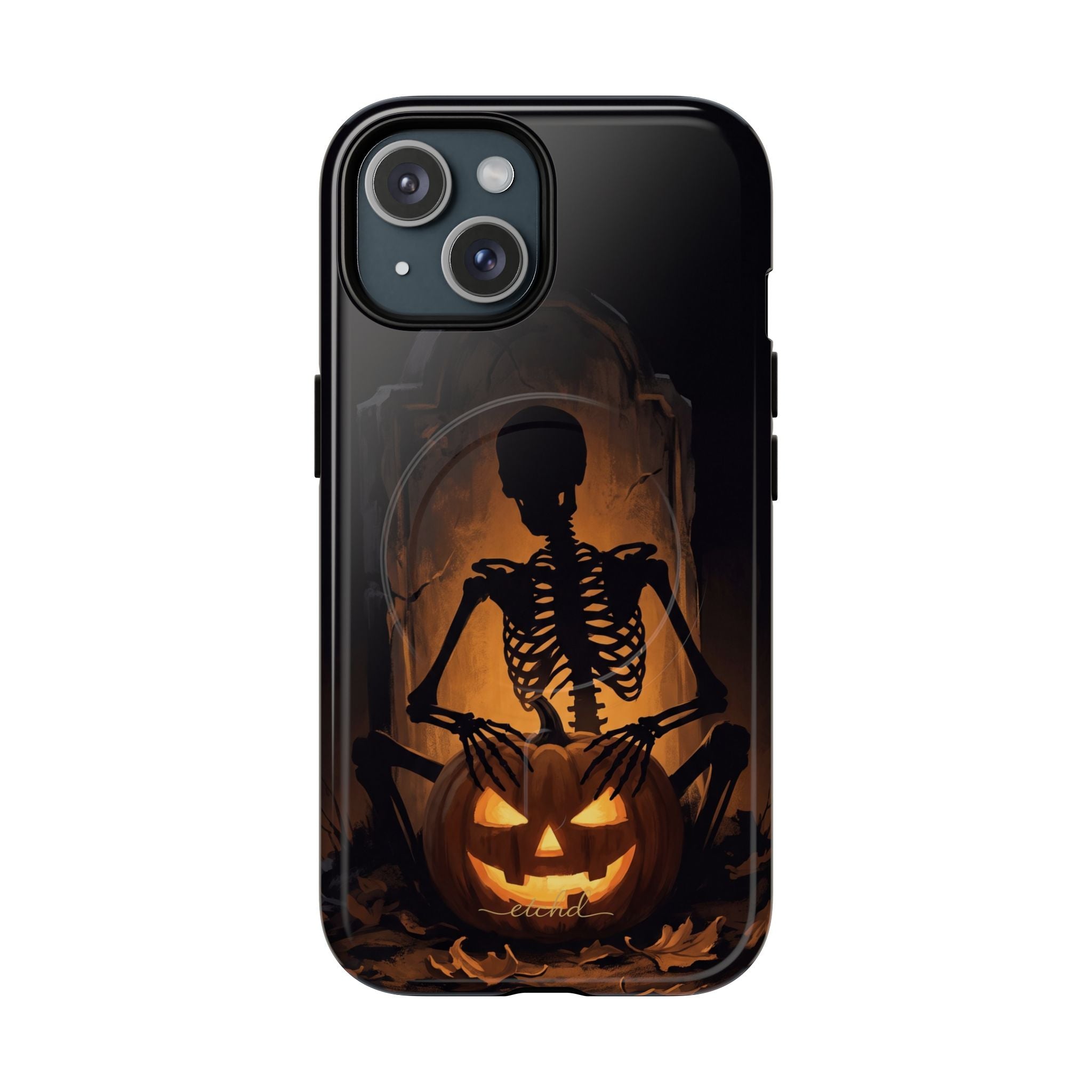 Bone Harvest Magnetic Phone Case by etchd, view 2
