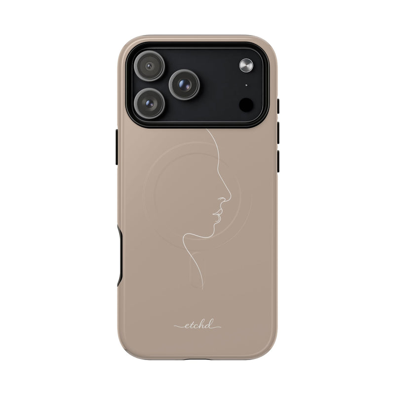 Line Profile Magnetic Phone Case by etchd, view 16