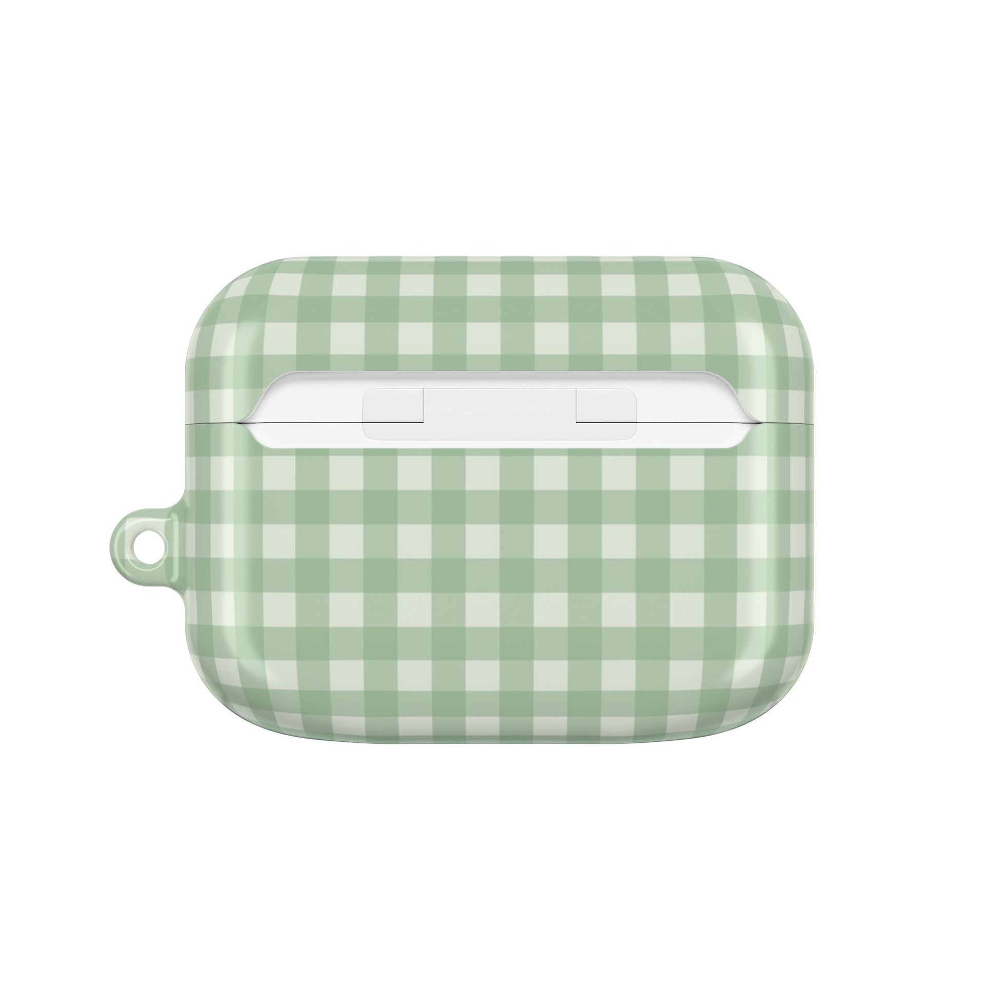 Sage & Cream Gingham AirPod Case by etchd, view 7