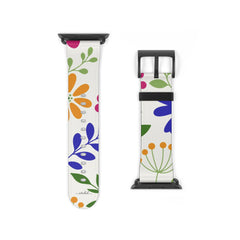Funky Floral Smartwatch Strap by etchd, view 9