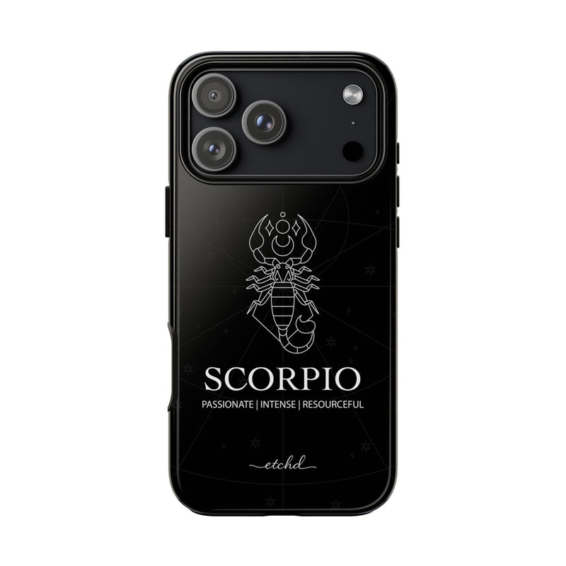 Scorpio Phone Case by etchd, view 59