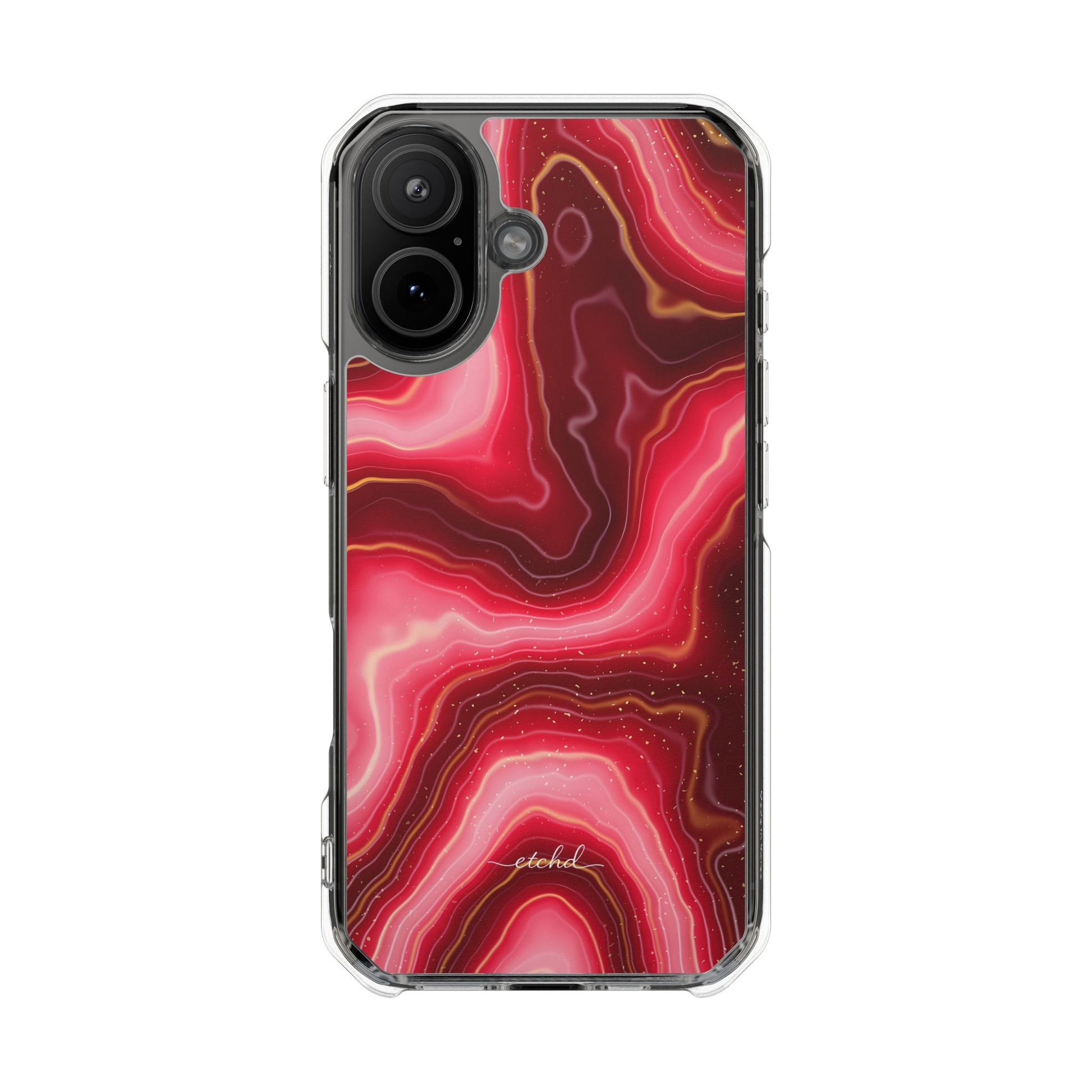 Ruby Clear Magnetic Phone Case by etchd, view 13