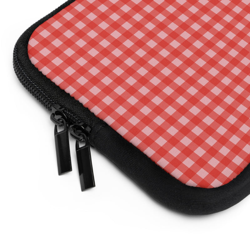 Blush & Poppy Gingham Laptop Sleeve by etchd, view 12