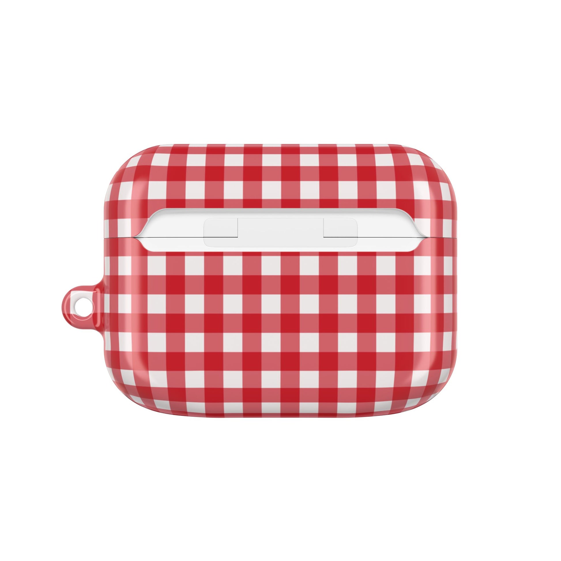 Classic Red & White Gingham AirPod Case by etchd, view 7