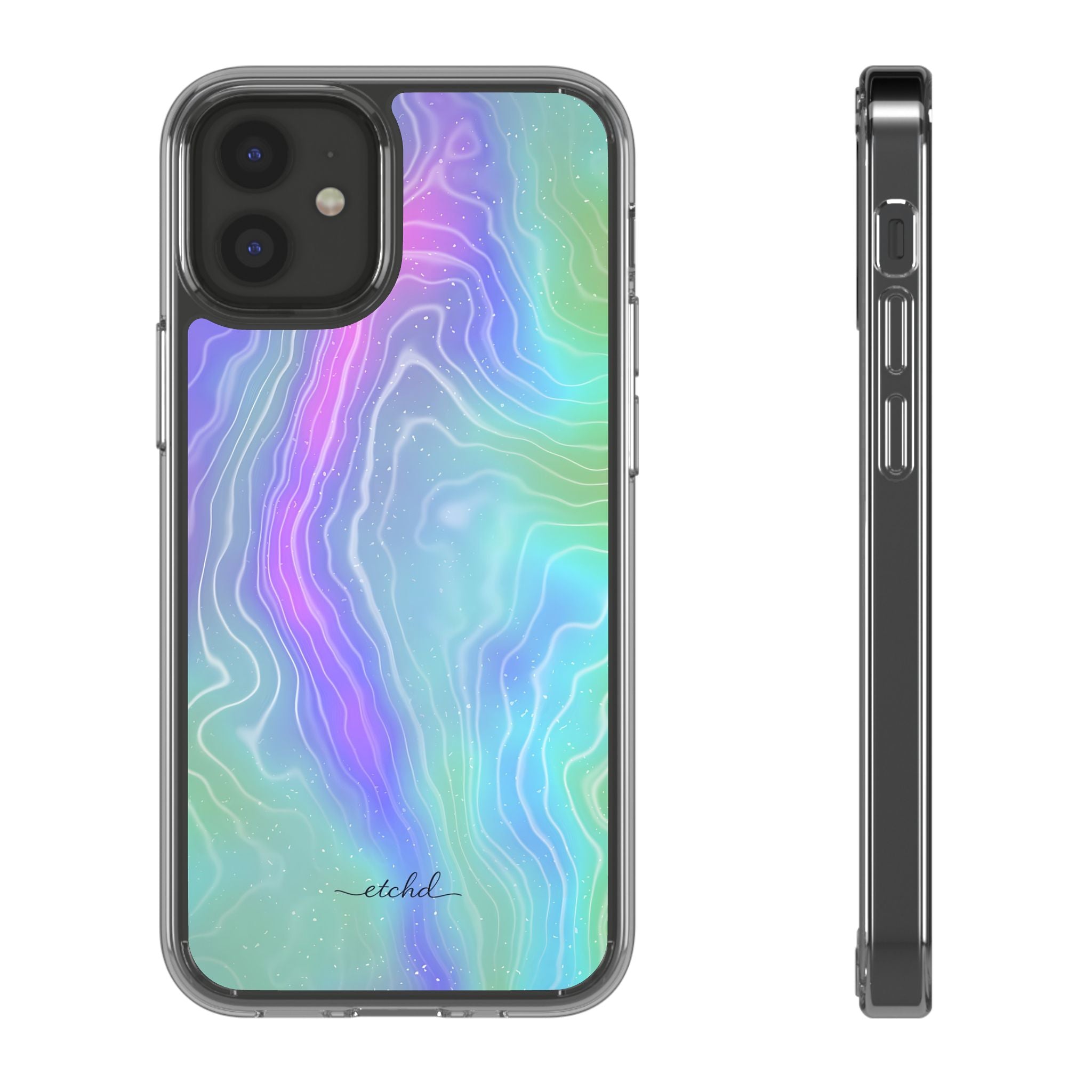 Opal Clear Phone Case by etchd, view 2