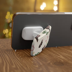 Pink Western Click-On Phone Grip by etchd, view 3