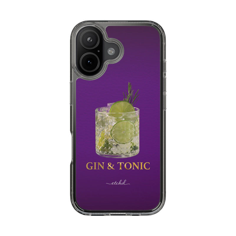 Gin & Tonic Clear Phone Case-zoom-